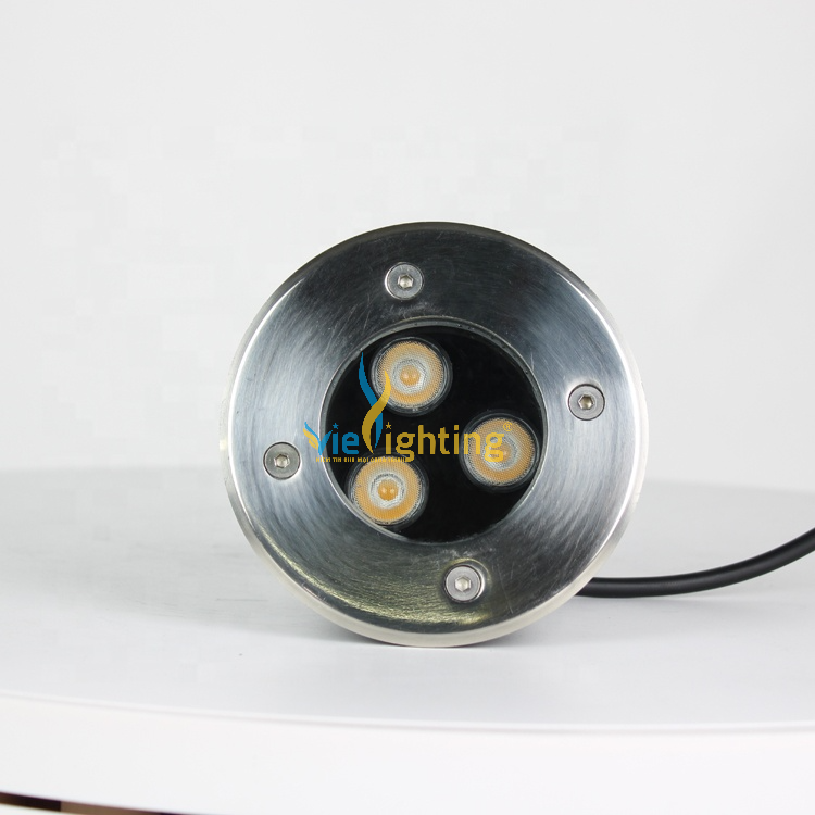 ĐÈN LED ÂM ĐẤT THÂN NHÔM VIUG02-3W