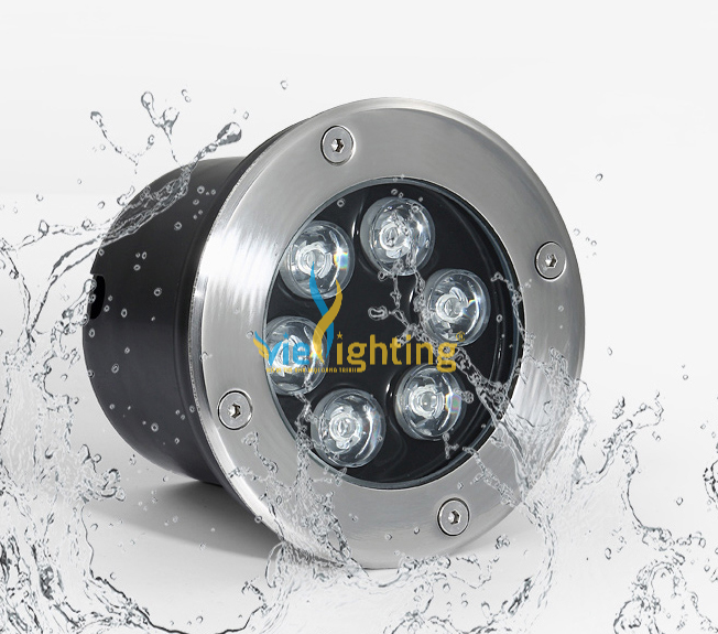 ĐÈN LED ÂM ĐẤT THÂN NHÔM VIUG02-6W