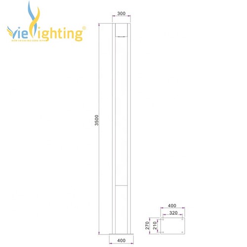 ĐÈN SÂN VƯỜN VISV26