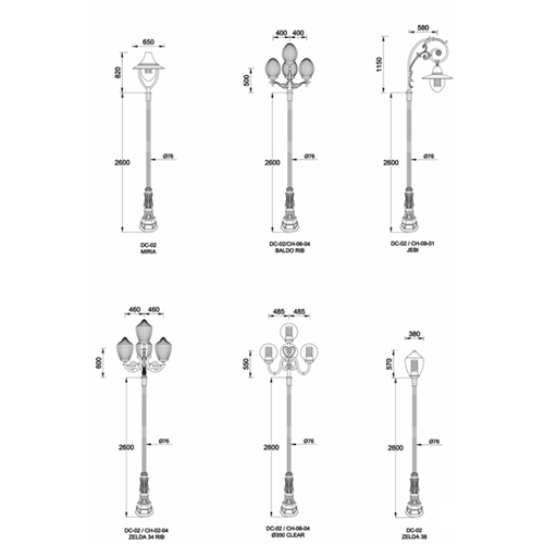 Cột sân vườn DC02