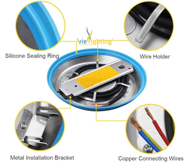 Đèn âm nước gắn tường 18W VITW1-18