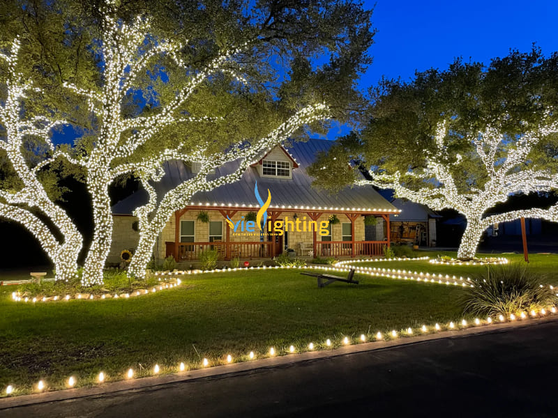 Đèn cây sân vườn