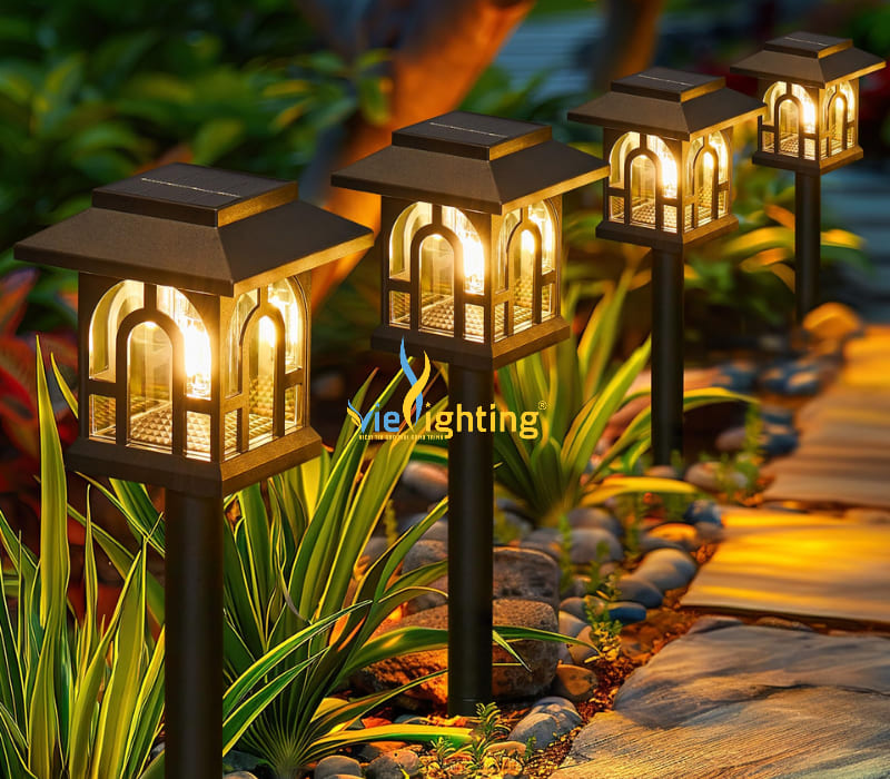 Kiểu dáng đèn sân vườn ảnh hưởng đến phong cách tổng quan