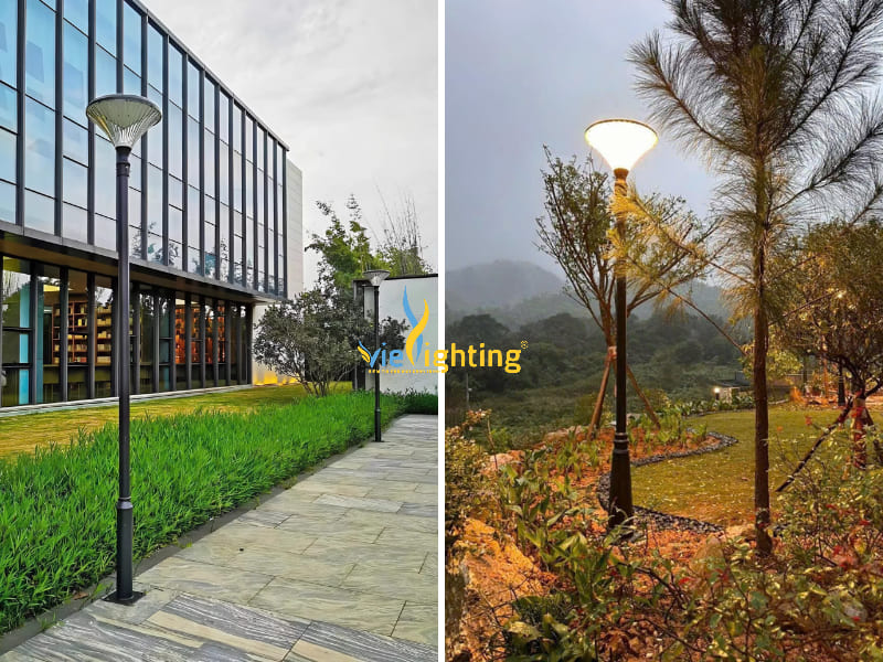 Đèn sân vườn cao hiện đại