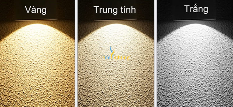 Dải nhiệt độ màu đa dạng của đèn sân vườn