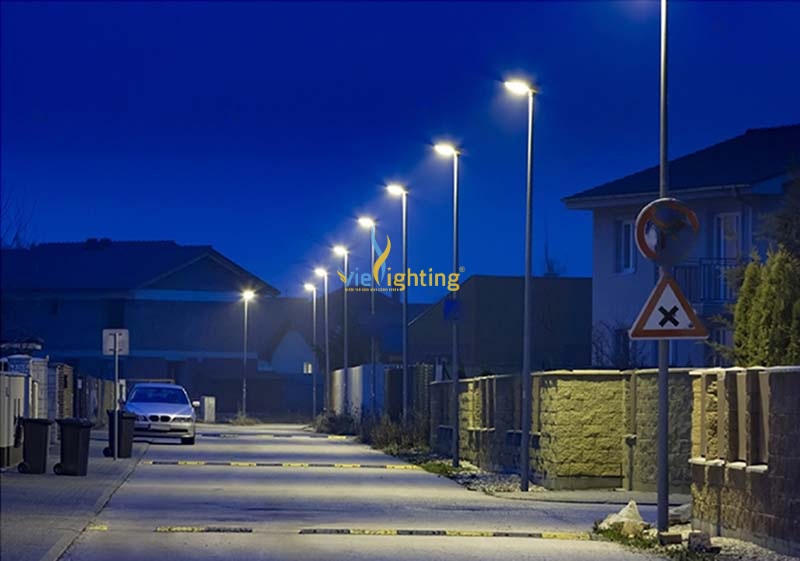 Đèn đường LED chiếu sáng khu dân cư
