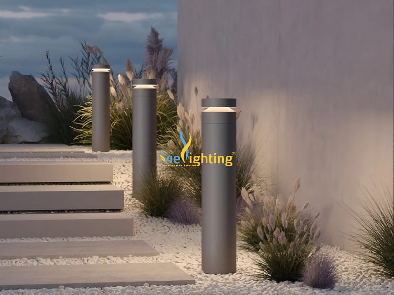 Mẫu đèn LED trụ dáng tròn