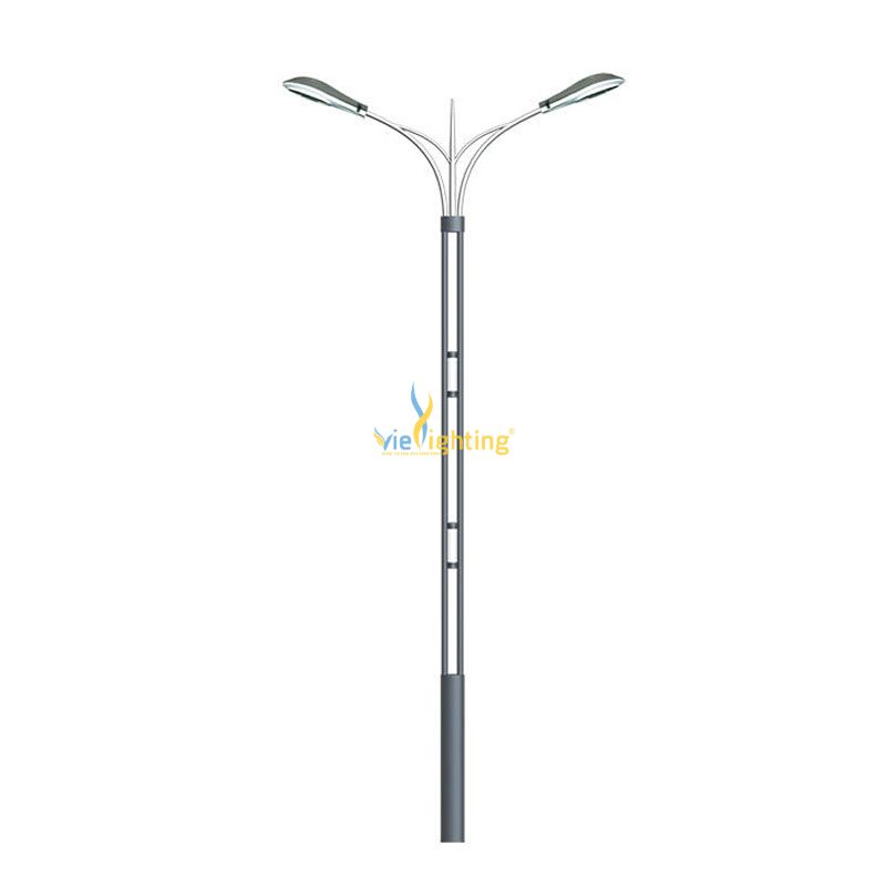 Cột đèn liền cần kép