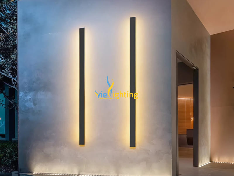 Đèn LED gắn tường sáng dịu nhẹ