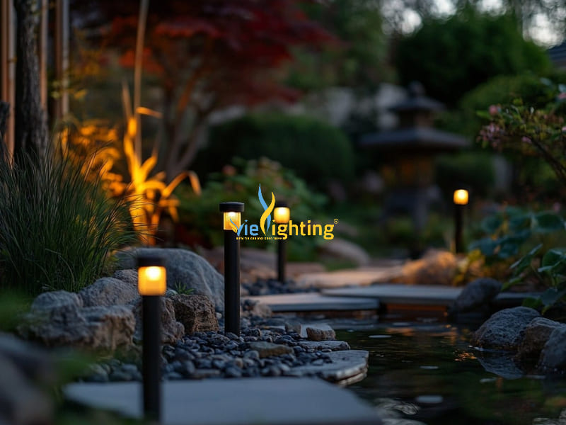 Đèn sân vườn kiểu Nhật đẹp, ấn tượng