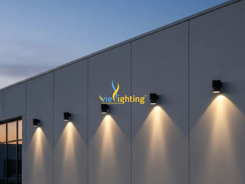 Mẫu đèn gắn tường hắt xuống thông dụng