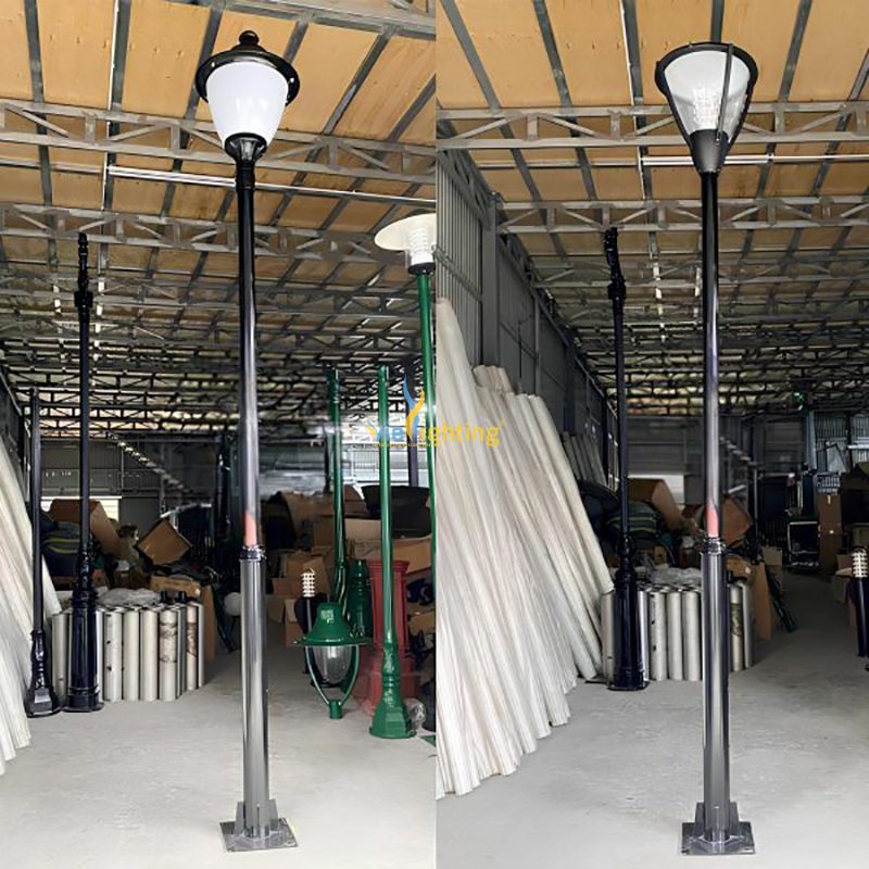 VieLED - Địa chỉ cung cấp cột đèn sân vườn 1 bóng chính hãng với giá hợp lý